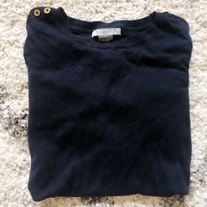 CUTE Navy Blue fitted sweater